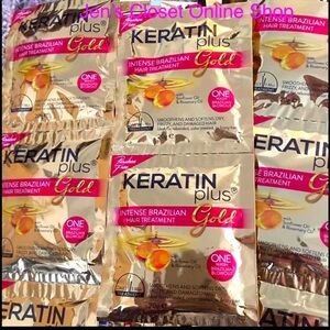 Keratin Plus Gold Brazilian Hair Treatment (12 packs  for $13)